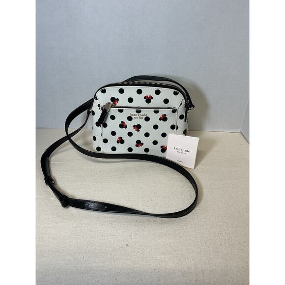 Kate Spade X Disney Parks Minnie Mouse Crossbody Purse Adjustable Strap Adorable - Picture 1 of 2